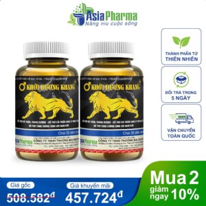 Khởi dương khang - Hổ trợ bổ thận, tráng dương, hỗ trợ cải thiện sinh lý nam giới, hỗ trợ tăng cường sinh lực nam giới.