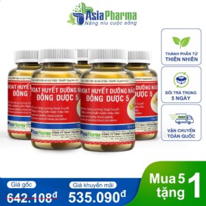 Hoạt Huyết Dưỡng Não Đông Dược 5 - Mua 5 Tặng 1