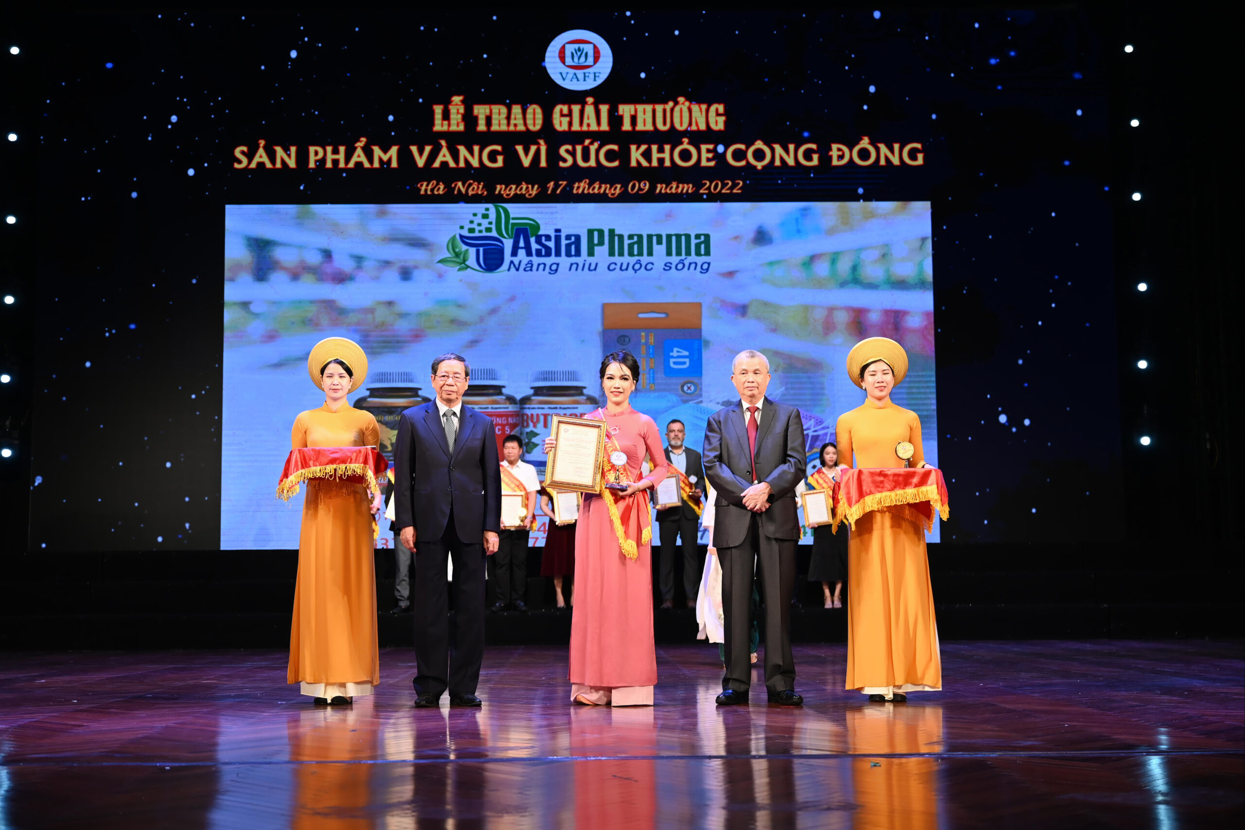 Asia Pharma nhận giải thưởng “Sản phẩm Vàng vì sức khỏe cộng đồng” năm 2022