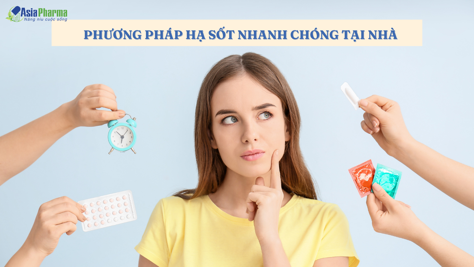 PHƯƠNG PHÁP HẠ SỐT NHANH CHÓNG TẠI NHÀ